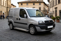 Fiat Doblo I 2001–2005 Sidetrin Maydos V2 (2 stk., aluminium ↗ rustfrit stål) foto 1