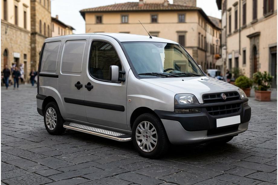 Fiat Doblo I 2001–2005 Sidetrin Maydos V2 (2 stk., aluminium ↗ rustfrit stål) Image