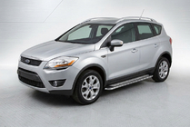 Ford Kuga 2008–2013 Sidetrin Maydos V2 (2 stk., aluminium ↗ rustfrit stål) foto 1