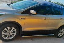 Ford Kuga/Escape 2013–2019 Sidetrin Maydos V2 (sæt med 2, aluminium + rustfrit stål) foto 9