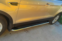 Ford Kuga/Escape 2013–2019 Sidetrin Maydos V2 (sæt med 2, aluminium + rustfrit stål) foto 6