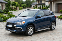 Mitsubishi ASX 2010–2023 Sidetrin Maydos V2 (2 stk., aluminium ↗ rustfrit stål) foto 1