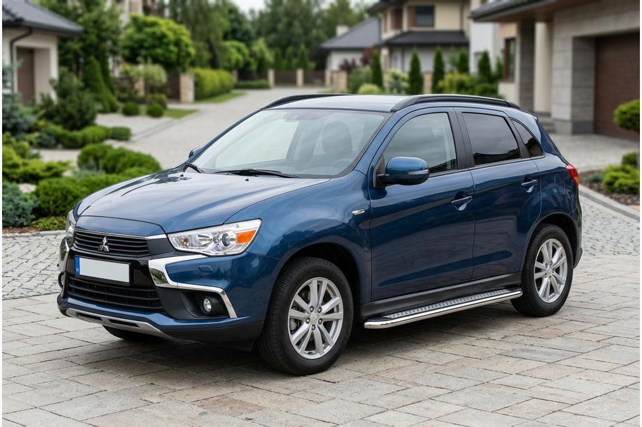 Mitsubishi ASX 2010–2023 Sidetrin Maydos V2 (2 stk., aluminium ↗ rustfrit stål) Image