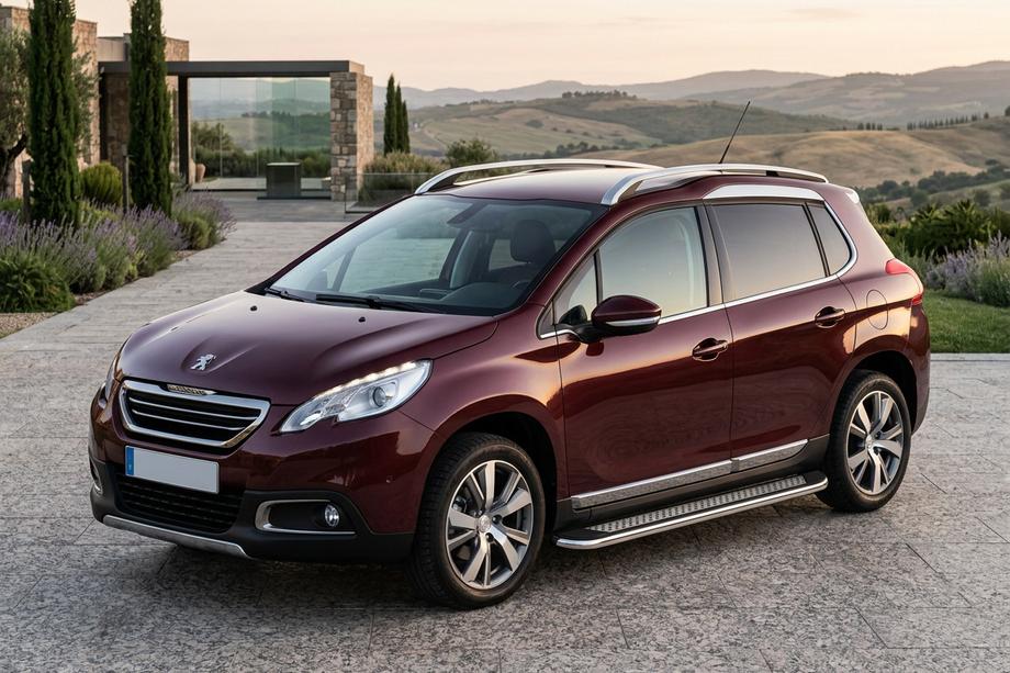 Peugeot 3008 2008–2016 Sidetrin Maydos V2 (2 stk., aluminium ↗ rustfrit stål) 2008-2014 Image