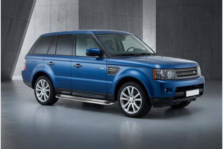 Range Rover Sport 2005–2013 Sidetrin Maydos V2 (2 stk., aluminium ↗ rustfrit stål) Image