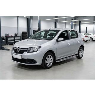 Sidetrin Maydos V2 (2 stk., aluminium ↗ rustfrit stål) Renault Sandero 2013–2022 foto 1