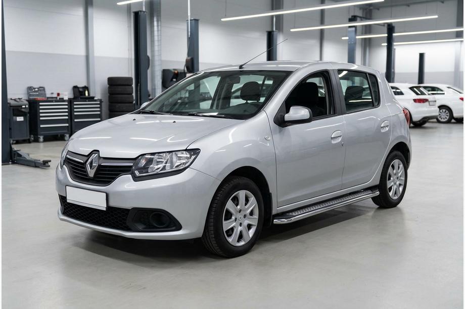 Renault Sandero 2013–2022 Sidetrin Maydos V2 (2 stk., aluminium ↗ rustfrit stål) Image