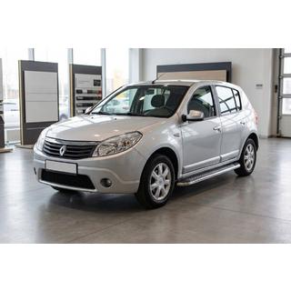 Sidetrin Maydos V2 (2 stk., aluminium ↗ rustfrit stål) Dacia Sandero 2007–2013 foto 1