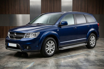 Dodge Journey 2008–2020 Sidetrin Maydos V2 (2 stk., aluminium ↗ rustfrit stål) foto 1