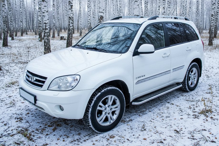 Chery Tiggo 1 2005–2016 Sidetrin Maydos V2 (2 stk., aluminium ↗ rustfrit stål) Image