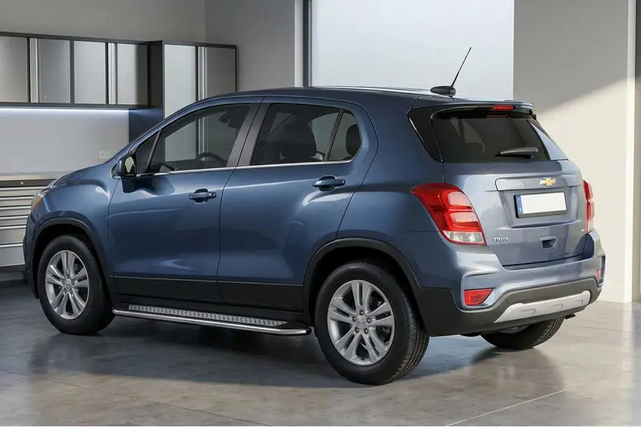 Chevrolet Trax 2012–2023 Sidetrin Maydos V2 (2 stk., aluminium ↗ rustfrit stål) Image