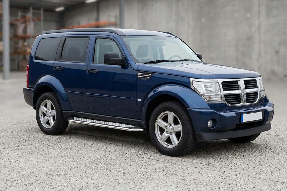 Dodge Nitro 2006–2011 Sidetrin Maydos V2 (2 stk., aluminium ↗ rustfrit stål) Image