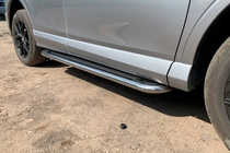 Toyota Rav 4 2013–2018 Sidetrin Maydos V2 (2 stk., aluminium ↗ rustfrit stål) foto 5