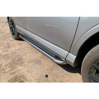 Sidetrin Maydos V2 (2 stk., aluminium ↗ rustfrit stål) Toyota Rav 4 2013–2018 foto 4