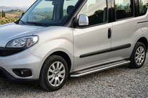 Opel Combo 2012–2018 Sidetrin Maydos V2 (2 stk., aluminium ↗ rustfrit stål) Maxi hjulbase foto 1