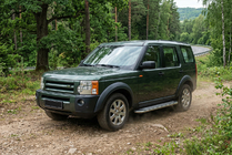 Land Rover Discovery III 2004–2009 Sidetrin Maydos V2 (2 stk., aluminium ↗ rustfrit stål) foto 1