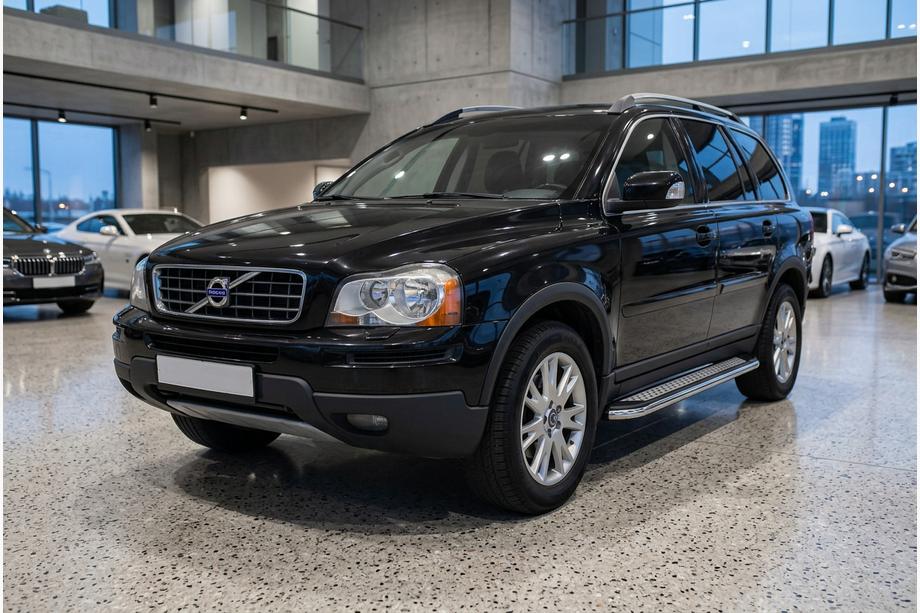 Volvo XC90 2002–2014 Sidetrin Maydos V2 (2 stk., aluminium ↗ rustfrit stål) Image