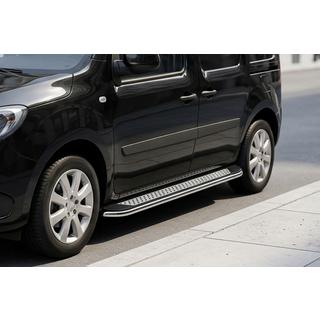 Sidetrin Maydos V2 (2 stk., aluminium ↗ rustfrit stål) Renault Kangoo 2008–2020 foto 1