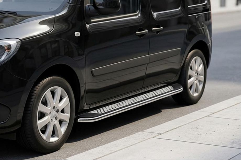 Renault Kangoo 2008–2020 Sidetrin Maydos V2 (2 stk., aluminium ↗ rustfrit stål) Image