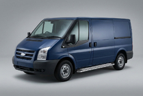 Ford Transit 2000–2014 Sidetrin Maydos V2 (2 stk., aluminium ↗ rustfrit stål) foto 1