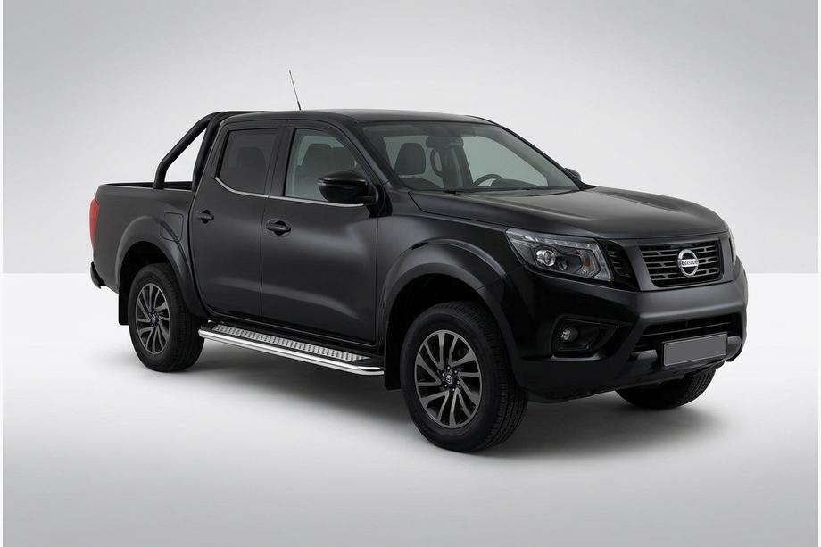 Nissan Navara/NP300 2016– Sidetrin Maydos V2 (2 stk., aluminium ↗ rustfrit stål) Image