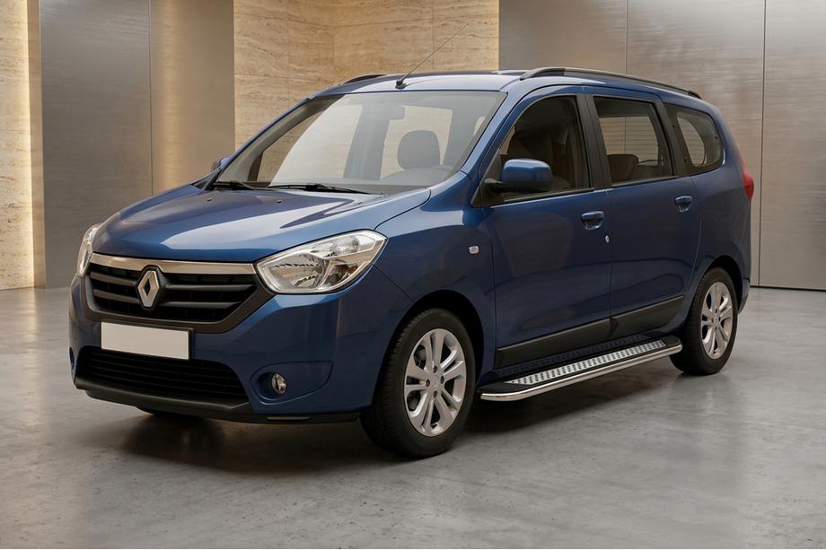 Dacia Lodgy 2012–2022 Sidetrin Maydos V2 (2 stk., aluminium ↗ rustfrit stål) Image
