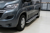Fiat Ducato 2006–2025 Sidetrin Maydos V2 (2 stk., aluminium ↗ rustfrit stål) Kort akselafstand foto 1
