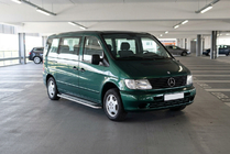 Mercedes Vito W638 1996–2003 Sidetrin Maydos V2 (2 stk., aluminium ↗ rustfrit stål) foto 1