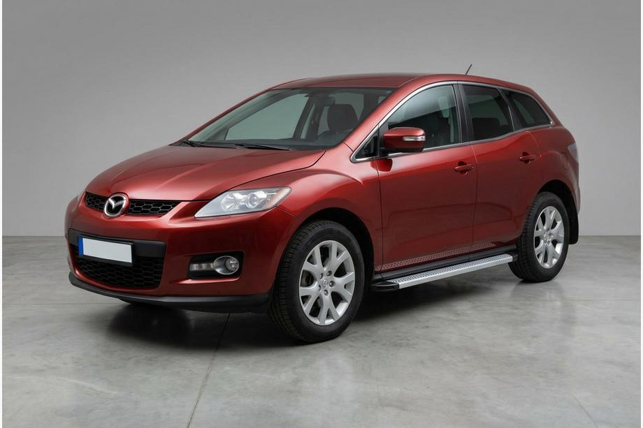 Mazda CX-7 2006–2012 Sidetrin Maya V2 (2 stk., aluminium) Image