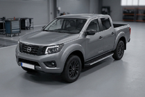 Nissan Navara/NP300 2016– Duru sidetrin (2 stk., aluminium) foto 1