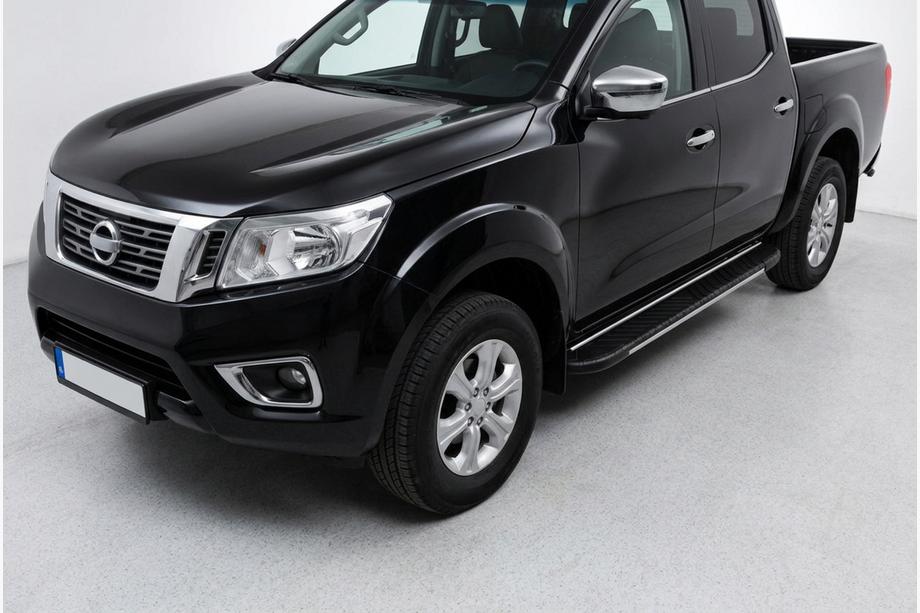 Nissan Navara/NP300 2016– Sideskørter Bosphore Grey (2 stk., aluminium) Foto 1