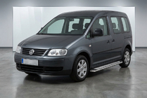 Volkswagen Caddy 2004–2010 Sidetrin Maydos V2 (2 stk., aluminium ↗ rustfrit stål) Maxi hjulbase foto 1