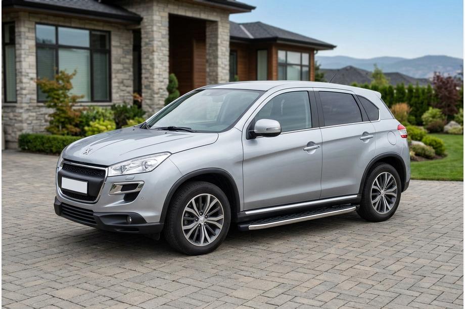 Peugeot 4008 2012–2017 BlackLine sidetrin (2 stk., aluminium) Image