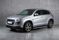 Peugeot 4008 2012–2017 Fullmond sidetrin (2 stk., aluminium) foto 1