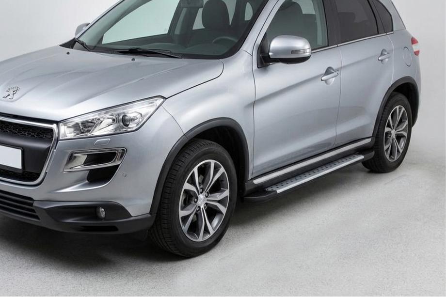 Peugeot 4008 2012–2017 Sidetrin X5-type (2 stk., aluminium) Image