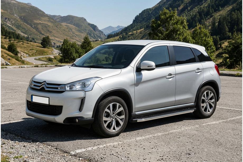 Citroen C-4 Aircross 2012–2017 BlackLine sidetrin (2 stk., aluminium) Image