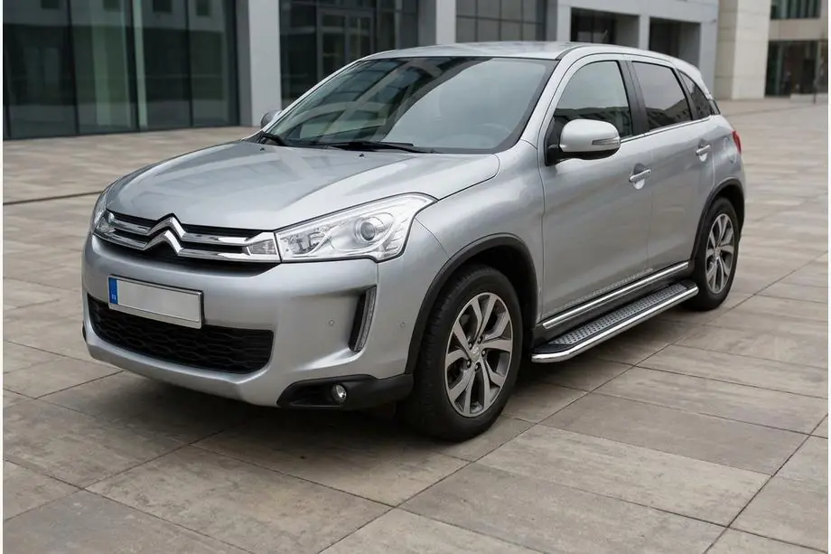 Citroen C-4 Aircross 2012–2017 Sidetrin Maydos V2 (2 stk., aluminium ↗ rustfrit stål) Image