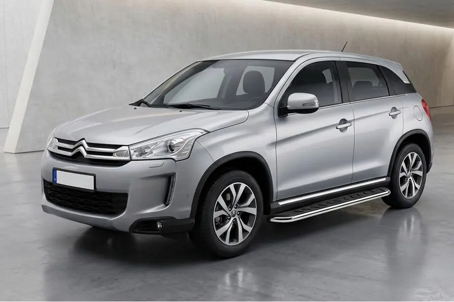 Citroen C-4 Aircross 2012–2017 Maydos V1 sidetrin (2 stk., aluminium + rustfrit stål) Image