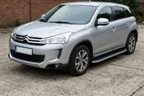 Citroen C-4 Aircross 2012–2017 Sidetrin Tayga (2 stk., aluminium) foto 1