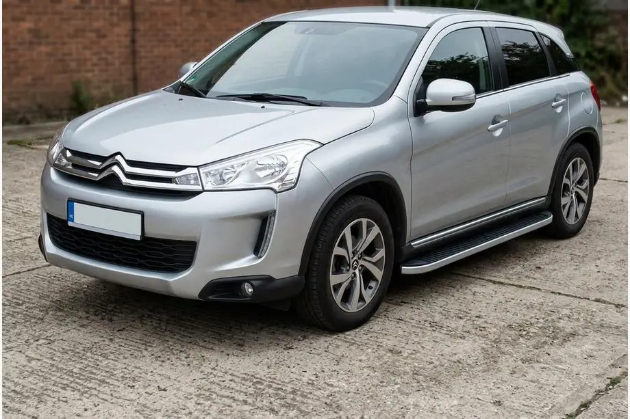 Citroen C-4 Aircross 2012–2017 Sidetrin Tayga (2 stk., aluminium) Image
