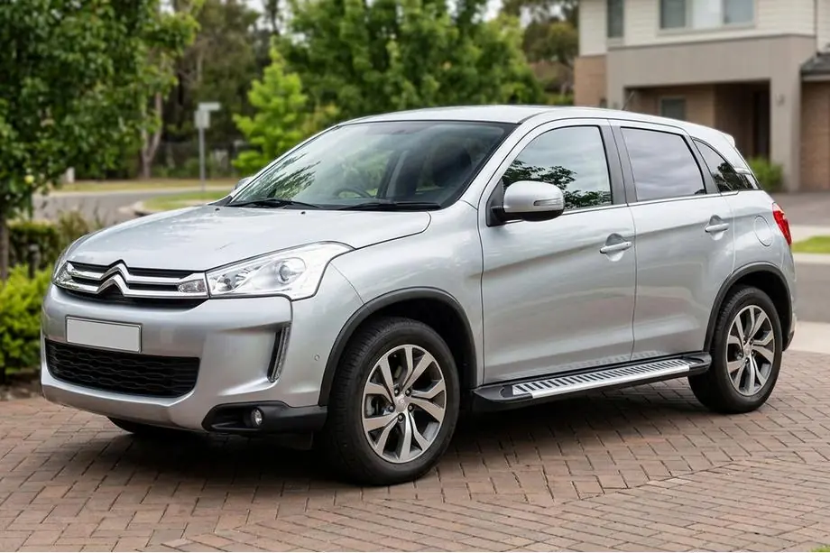 Citroen C-4 Aircross 2012–2017 Sidetrin Line (2 stk., aluminium) Image