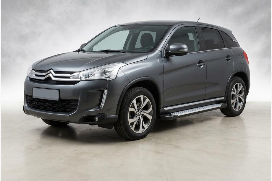 Citroen C-4 Aircross 2012–2017 Sidetrin X5-type (2 stk., aluminium) Image