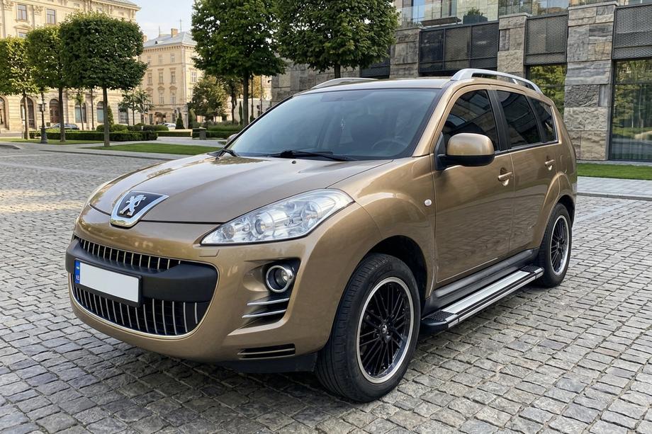 Peugeot 4007 2007–2013 Sidetrin Rainbow (2 stk., aluminium) Image