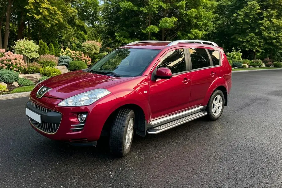 Peugeot 4007 2007–2013 Sidetrin Maydos V2 (2 stk., aluminium ↗ rustfrit stål) Foto 1