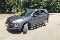 Peugeot 4007 2007–2013 Sidetrin Tayga (2 stk., aluminium) foto 1