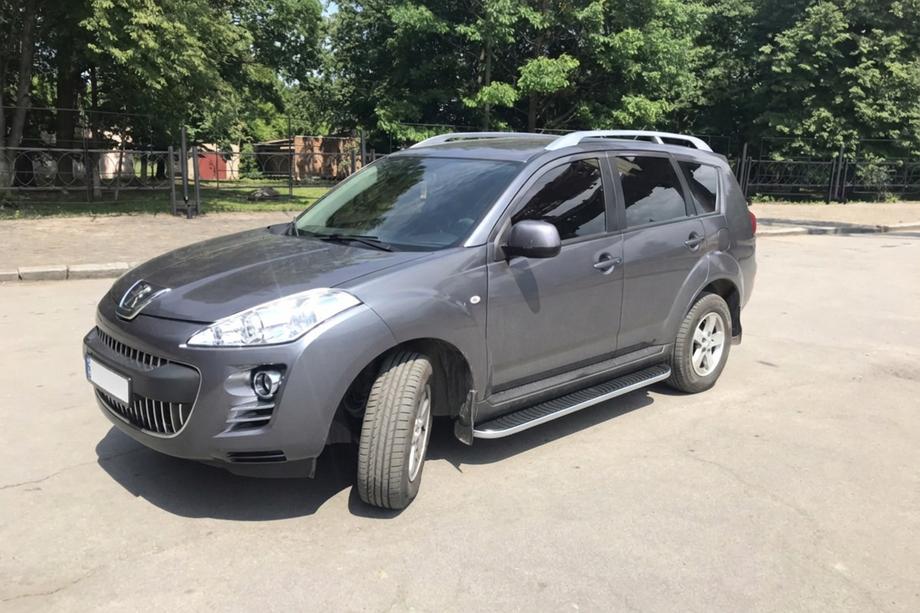 Peugeot 4007 2007–2013 Sidetrin Tayga (2 stk., aluminium) Image