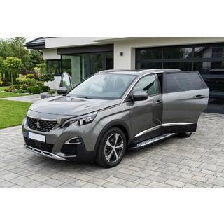 Sidetrin Allmond Grey (2 stk., aluminium)