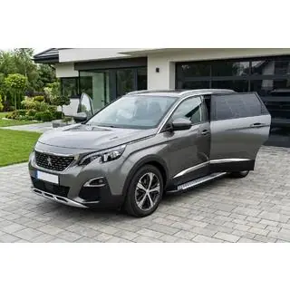 Sidetrin Allmond Grey (2 stk., aluminium)