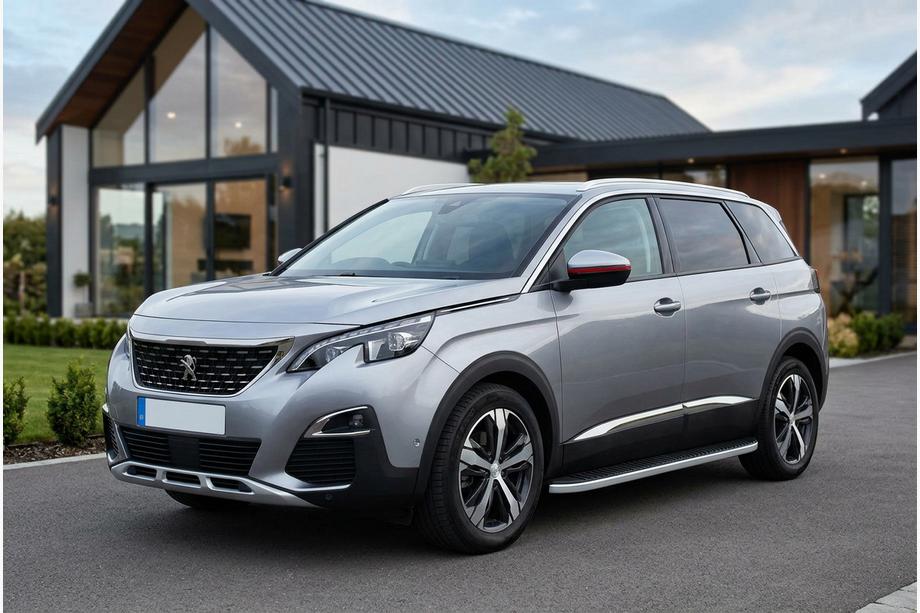Peugeot 5008 2016–2023 Sidetrin Tayga Grey (2 stk., aluminium) Image