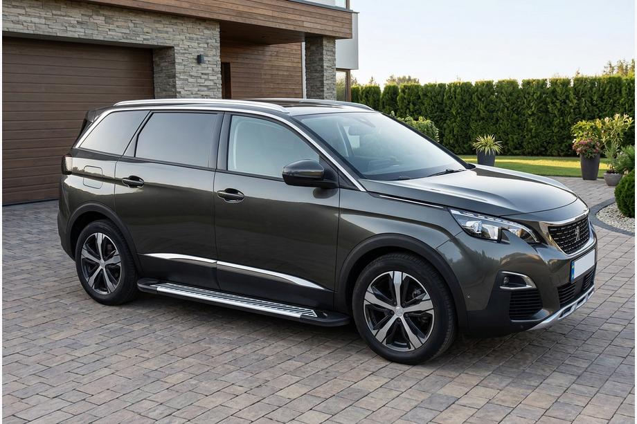 Peugeot 5008 2016–2023 Sidetrin Line (2 stk., aluminium) Image